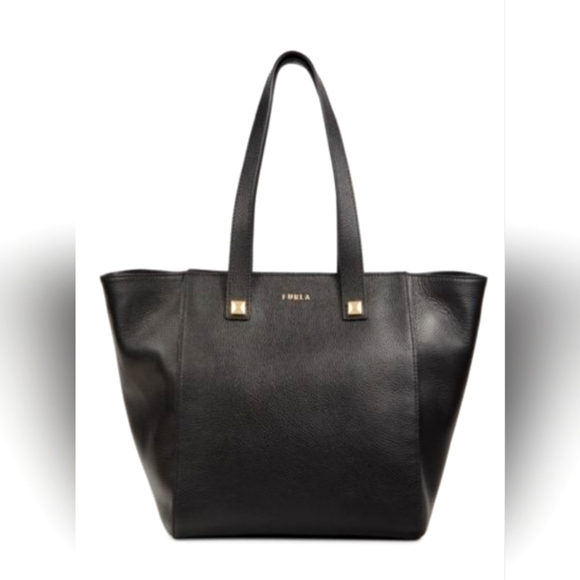 Furla Afrodite II Tote w/ ZIP Top - Nero(Black) - New with Tags - Picture 1 of 16
